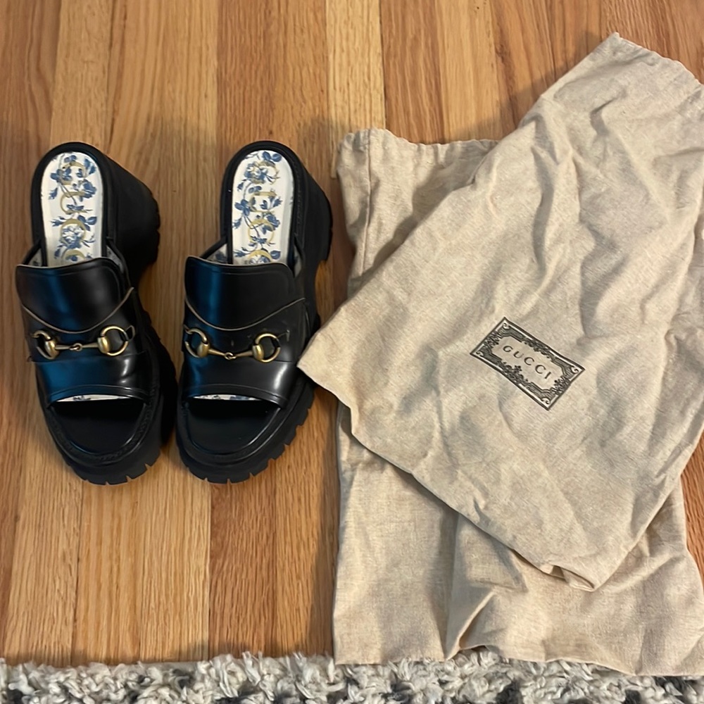 Gucci toeless Loafers (bought in Italy)